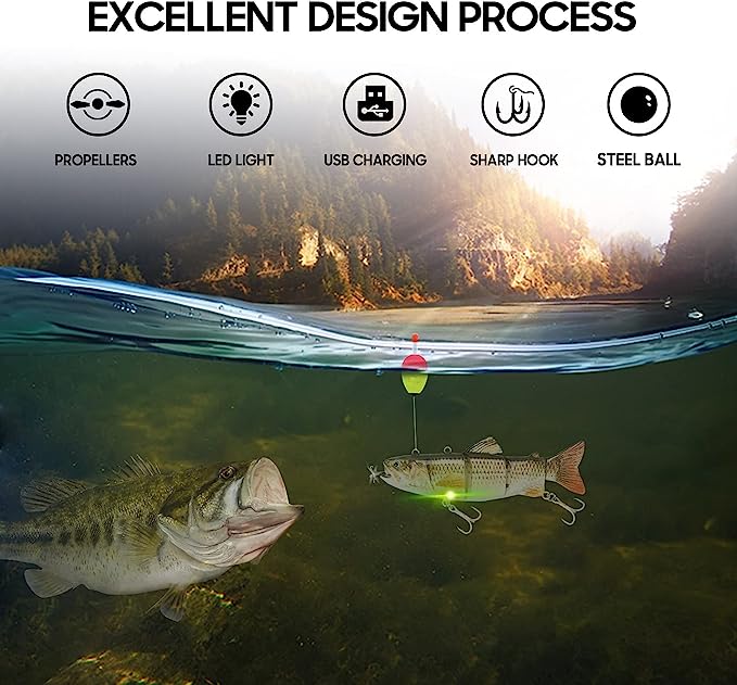 Vibra-Strike™ #1-Rated Robotic Fishing Lure
